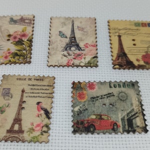Vintage Stamp Needle minders