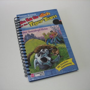Retrò notebook notebook upcycling carta blanco