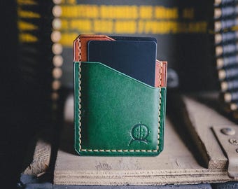 Buttero Leather Card Holder | Hand-Stitched Minimalist Wallet