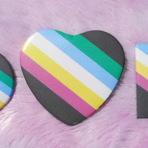 Disability Pride Buttons | Various Sizes | Pin-Back, Magnet, Bottle Opener, Phone Grip Buttons