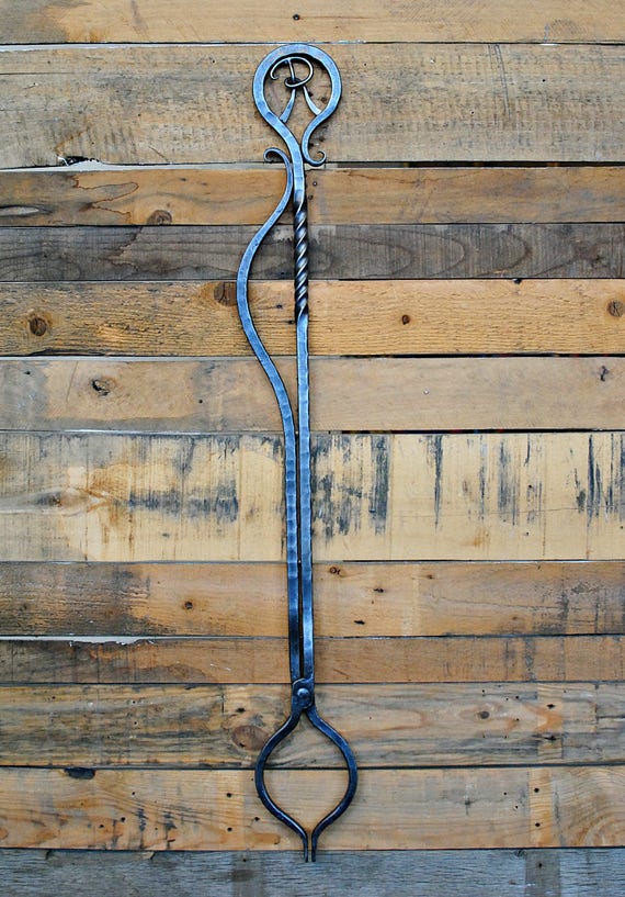 36 Personalized Fire Tongs Outdoor Fire Tools Hand Etsy
