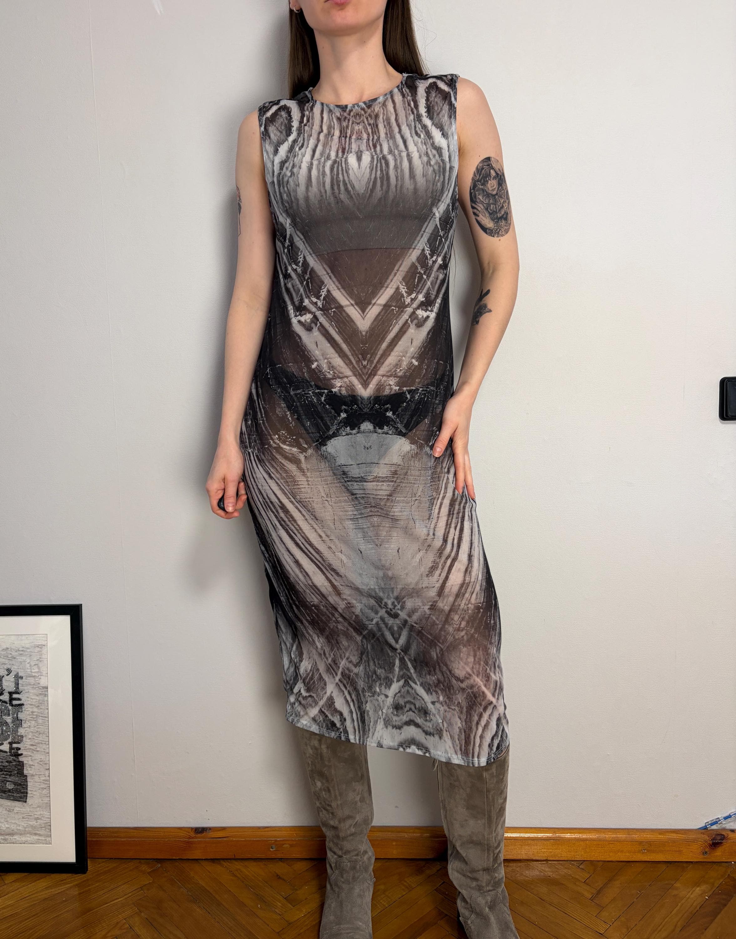 women's summer wedding guest dresses Formal outfit | evening style_id:023039371 Gold Disc Dress - Color:Multicolor-3 day comfort without sacrificing