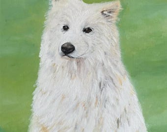 Pet portrait custom made - oil painting