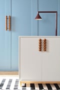 Large Beaded Drawer Handles – Handmade Oak & Ash Wood Cabinet Pulls – Multiple Sizes product logo