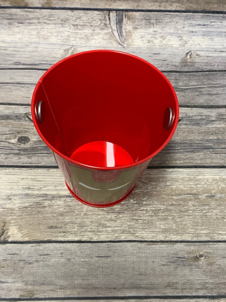 Iron Man Party Supplies Utensil Caddy Centerpiece Table Etsy