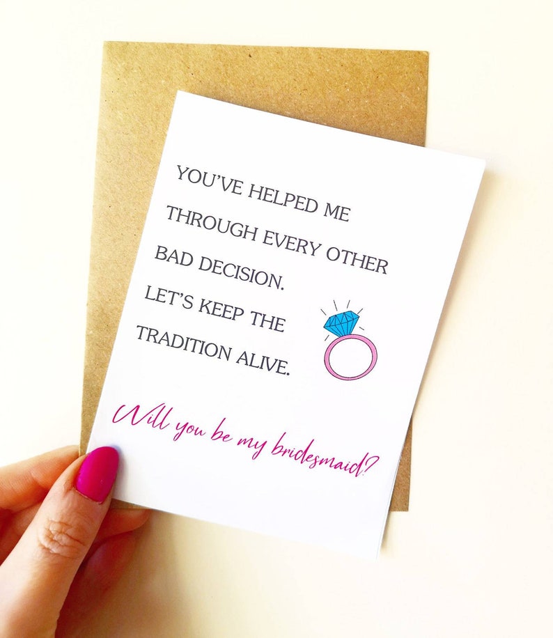 Bridesmaid Proposal Cards Near Me / The Best Be My Bridesmaid Cards For Your Best Friends - Get