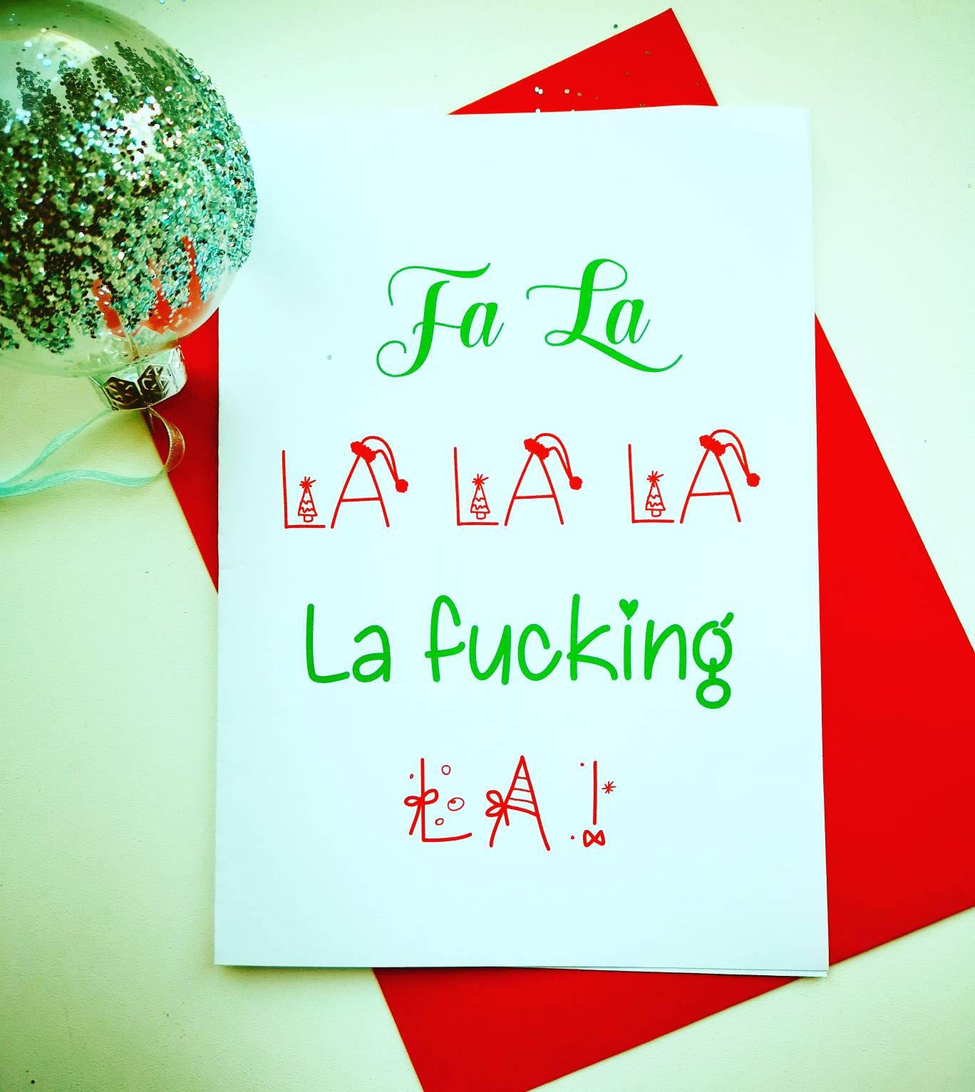 Funny Christmas Card Rude Christmas Card Festive Gift Card - Etsy UK