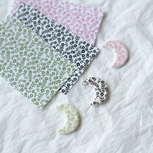 Water Transfer Images for Polymer Clay Water Soluble Polymer Etsy