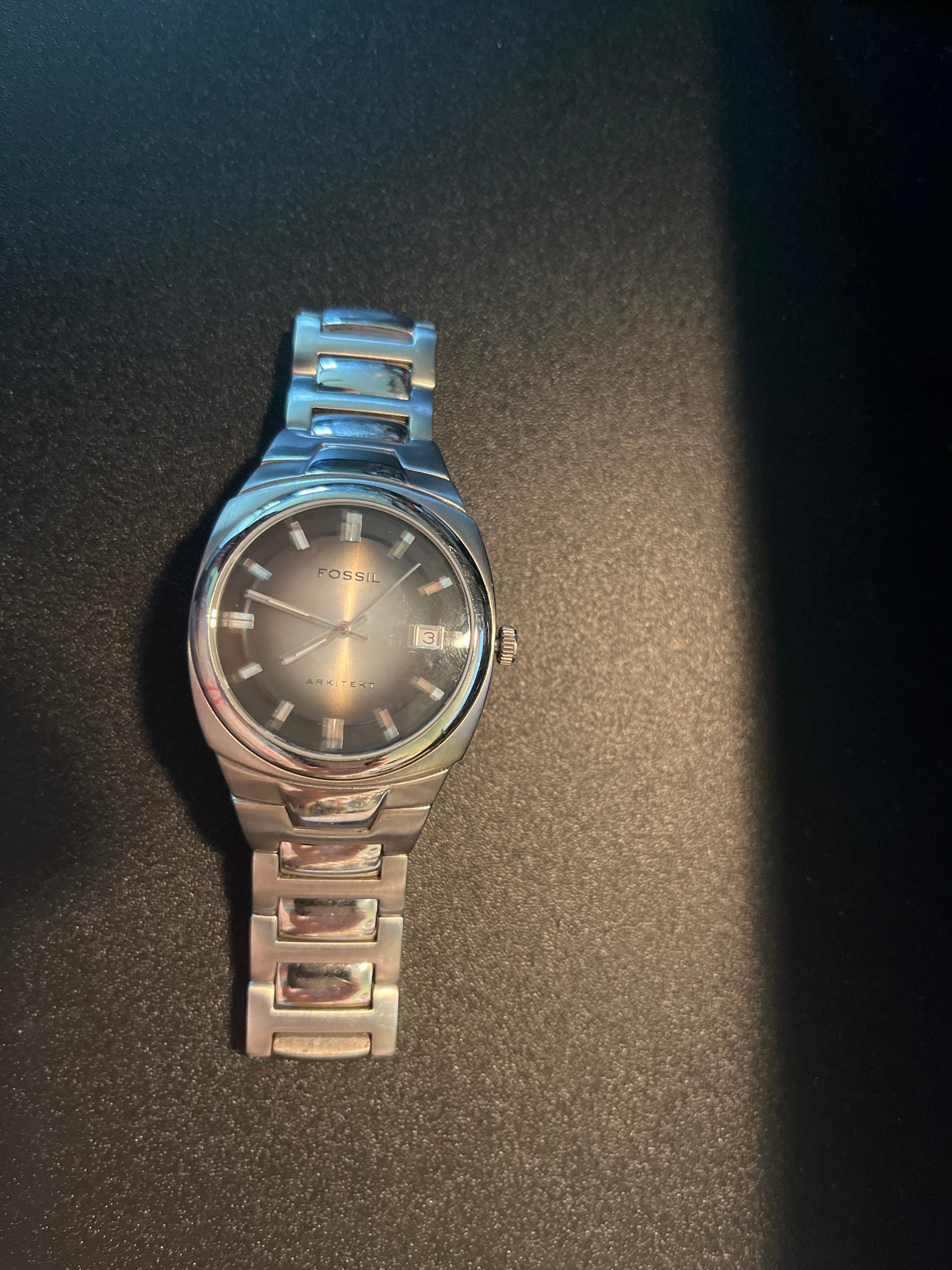 Reloj fossil store arkitekt cuadrado precio