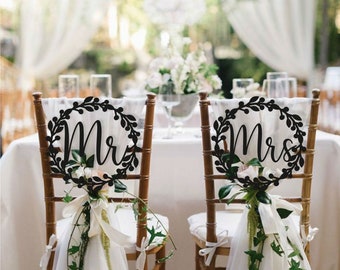 Wedding Chair Signs Etsy