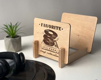 Record Storage Case, Desk vinyl record storage, Album Display, Unique Album Rack, Record Storage, Gift for Music Lovers, LP Holder