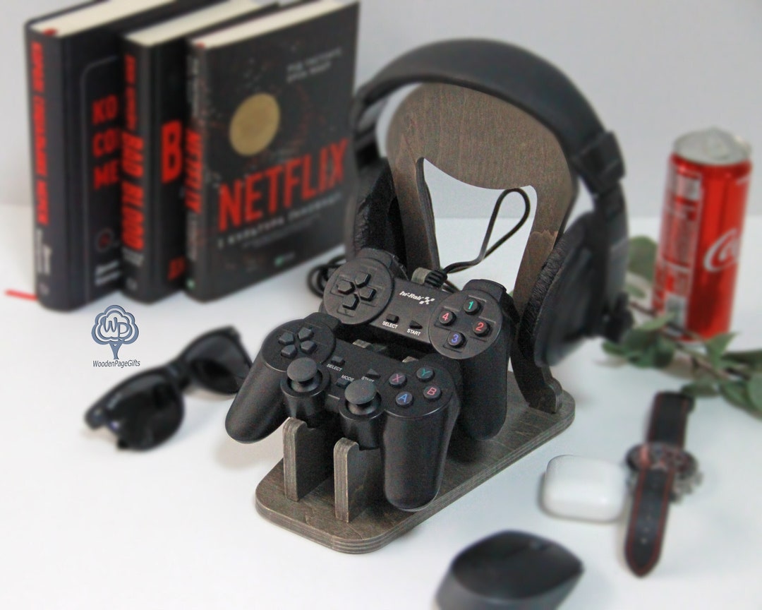 Playstation Controller Stand Wooden, Xbox Controller Stand