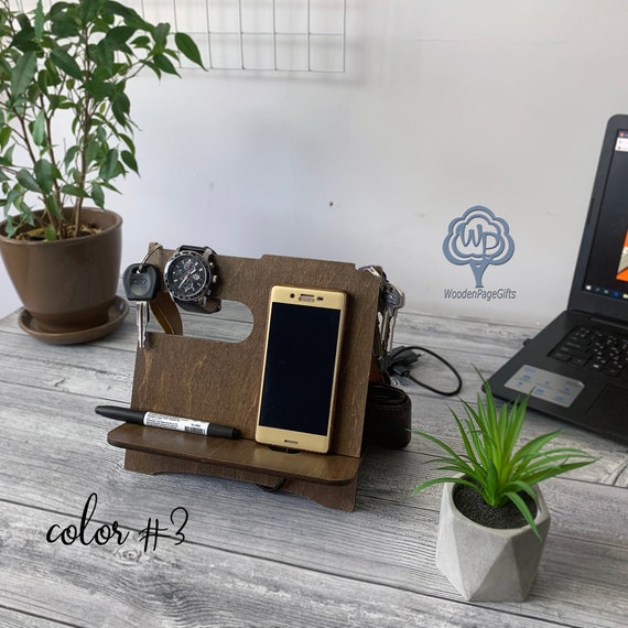 Nightstand Personalized Desk Organizer Docking Station Phone Desk Organizer Docking Station Phone