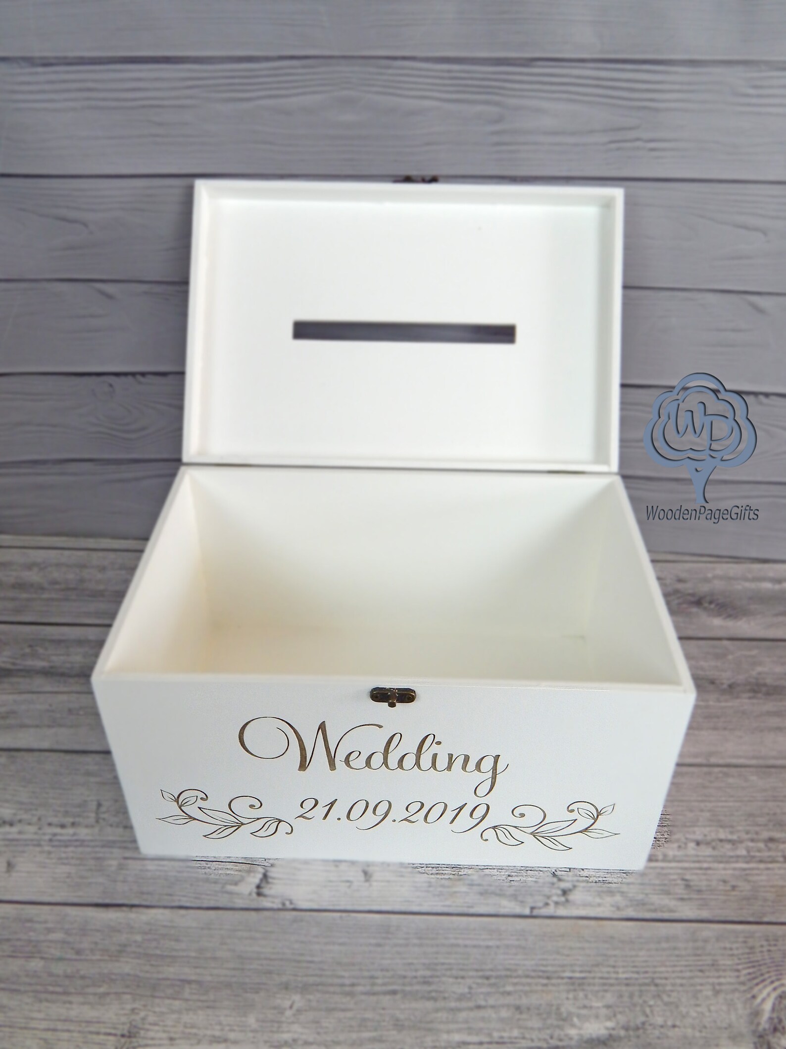 Elegant Wedding Card Box Wooden Money Box Wedding Card Etsy