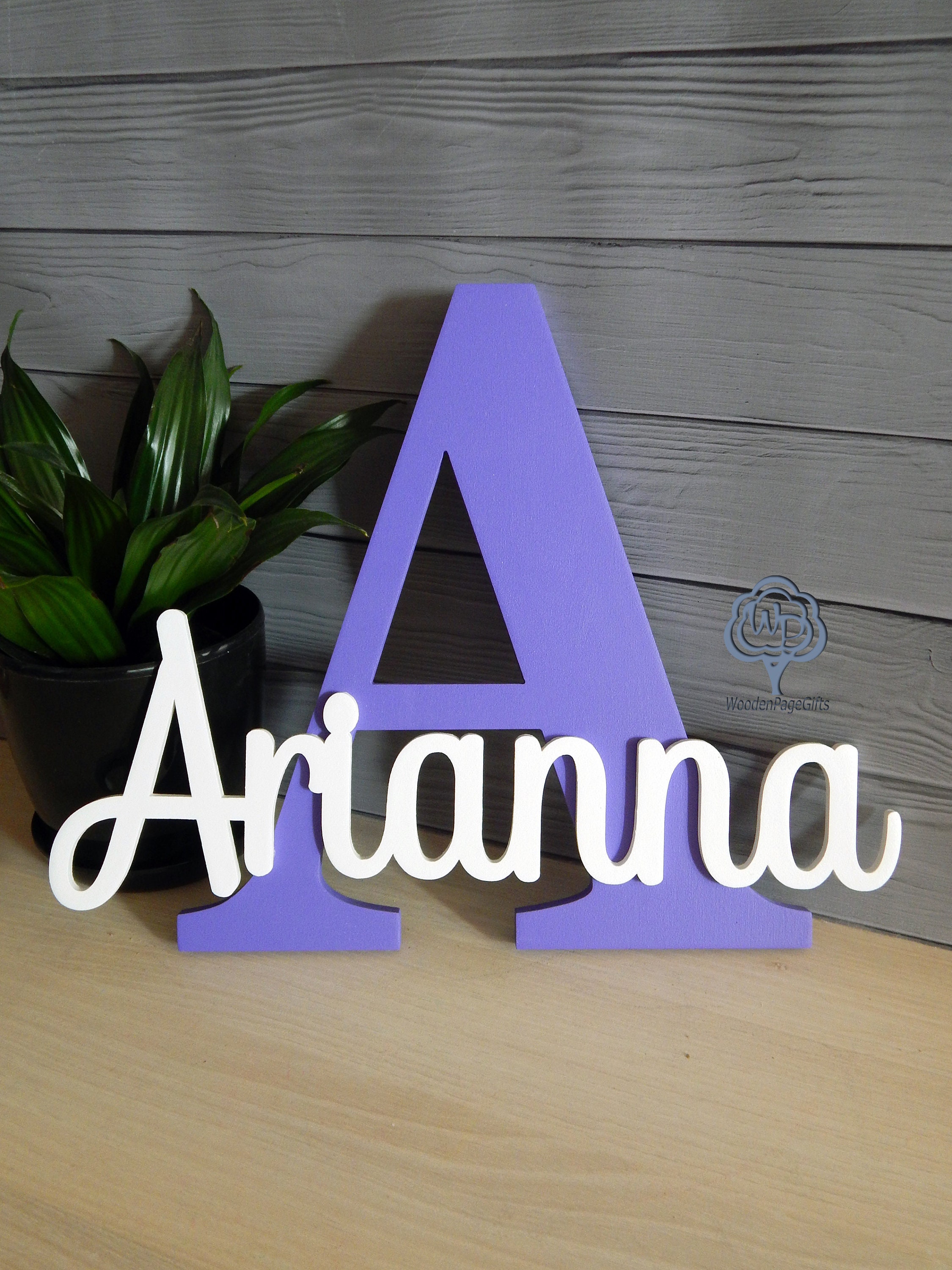 Wooden Name Sign Letter Personalized Kids Letters Custom | Etsy