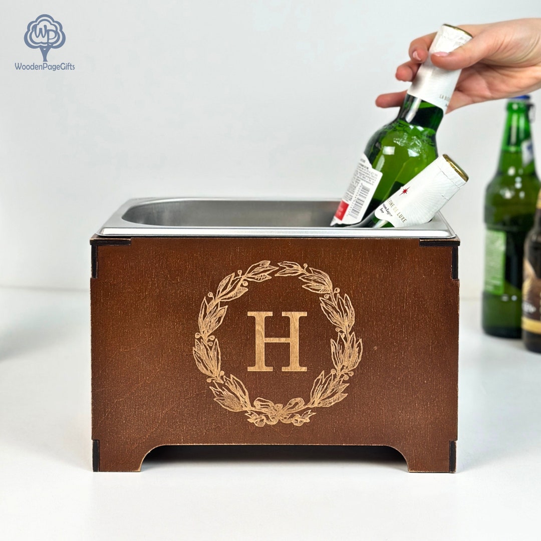 Personalized Wood Beer Trough Bachelorette Party Drink Etsy
