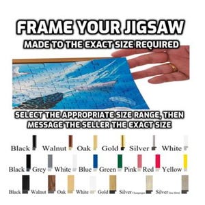 Made to Measure Jigsaw Frame: Custom Non-Standard Size