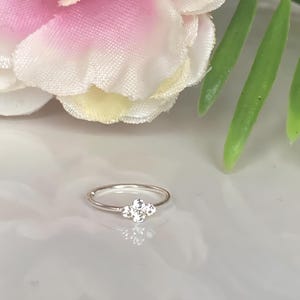 Nose Ring, 925 Sterling Silver , Cartilage Earring, Helix Ring,Tragus Piercing,Indian Nose Jewelry, Thin Nose Hoop, Crystal Kite Design