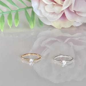 Dainty Nose Ring,Helix Piercing Ring Small 8mm,Tragus Hoop Earring, Cartilage Hoop,Piercing Jewelry Nose Hoop,925 Sterling Silver, Continous