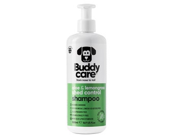 Shed Control Shampoo by Buddycare - Shed Control Dog Shampoo - With Aloe Vera and Pro-Vitamin B5