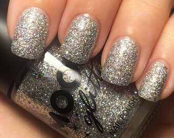 Moon Glitter Holographic Nail Polish Set 14ml Silver Gold Rose Gold Costume Make Up