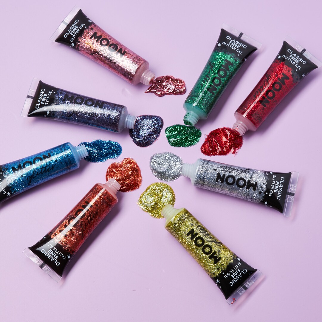 Classic Fine Face & Body Glitter Gel by Moon Glitter 12ml Etsy