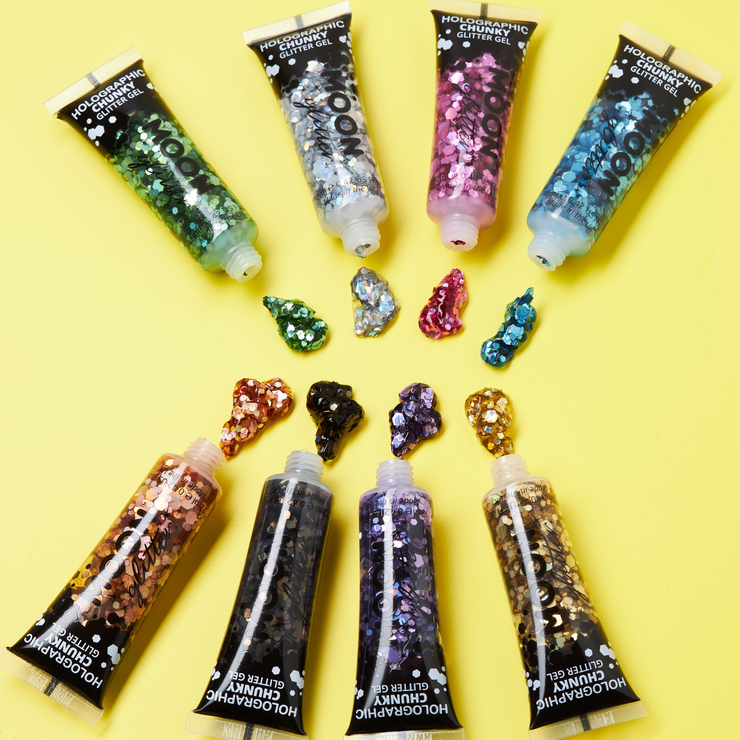 Holographic Chunky Face & Body Glitter Gel by Moon Glitter Etsy UK