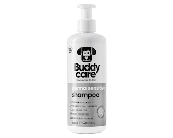 Derma Sensitive Shampoo by Buddycare - Sensitive Skin Dog Shampoo - With Aloe Vera and Pro-Vitamin B5