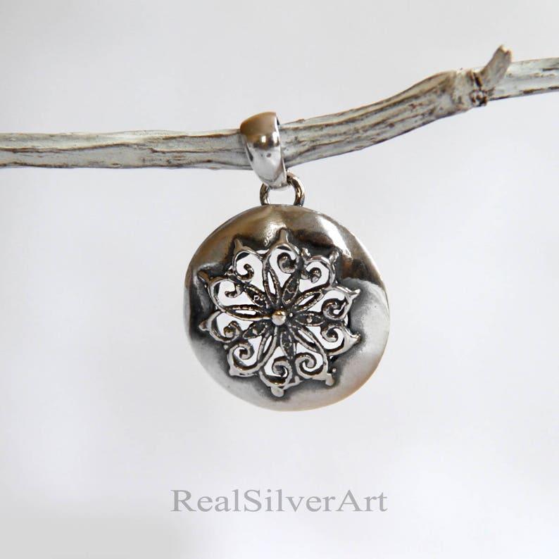 Silver set Silver earrings Solid silver jewelry Romantic jewelry Dangle earrings Vintage style jewelry Gifts for her Silver pendant