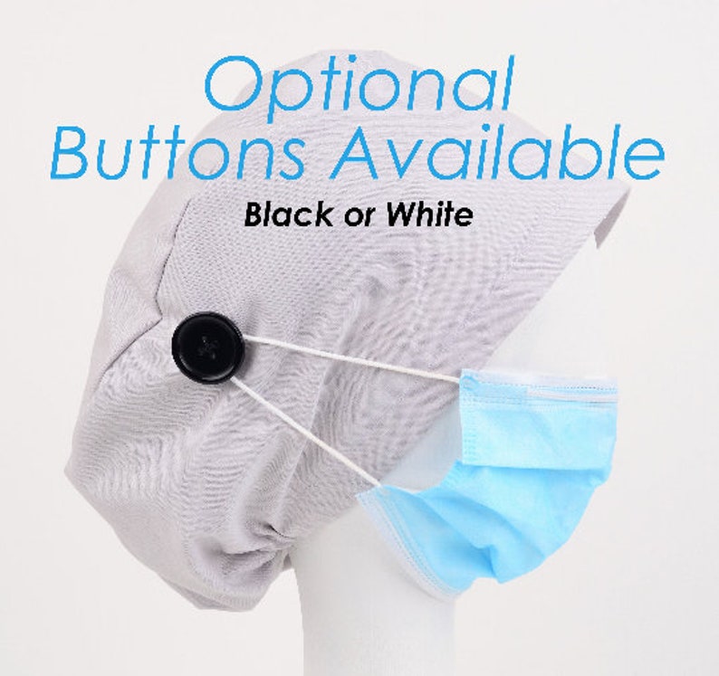 Euro Style Adjustable Surgical Scrub Hat Into the Woods Camp Life Satin Lining Option Scrub Cap