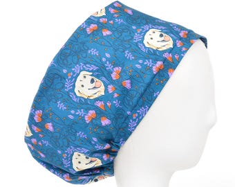 Playful Retrievers Scrub Cap, Euro Style Adjustable Surgical Scrub Hat