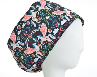 DUCK DYNASTY Skull Cap Surgical Scrub Hat Chefs Hat M57 DUCK DYNASTY Skull Cap Surgical Scrub Hat Chefs Hat M57