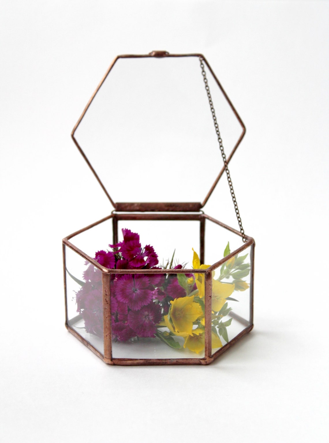 Geometric Glass Box Glass Jewelry Box Jewellery Box Wedding Etsy
