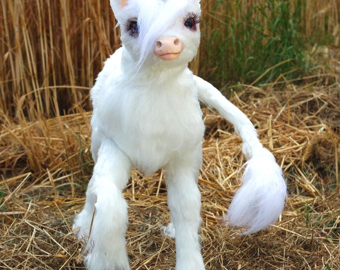 Posable Baby Unicorn Art Doll Handmade Etsy