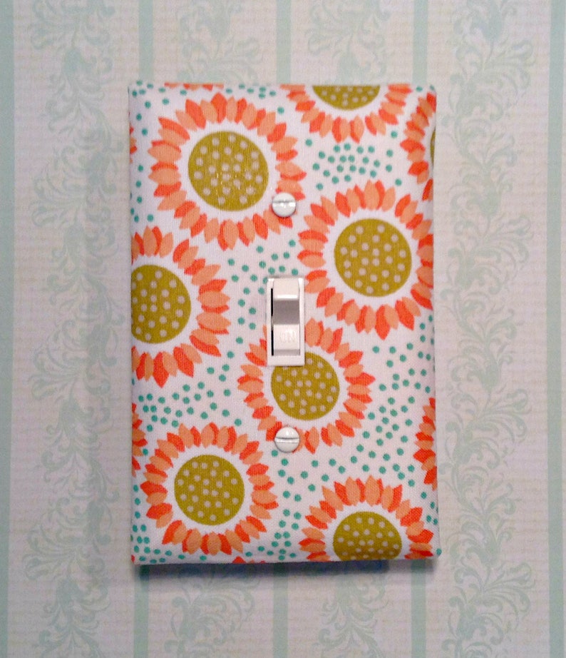 Sunflowers Switch Plate, Light Switch Cover, Switchplate, Outlet Sunflowers Switch Plate, Light Switch Cover, Switchplate, Outlet