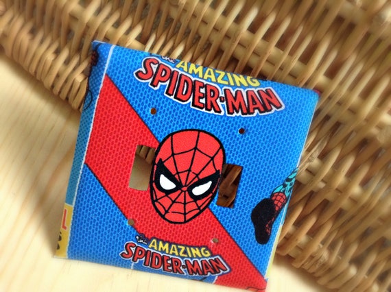 Spiderman Decorative Double Toggle Light Switch Plate Cover