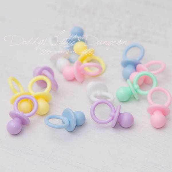Add A Pastel Pacifier Charm to Your Collar or Lingerie