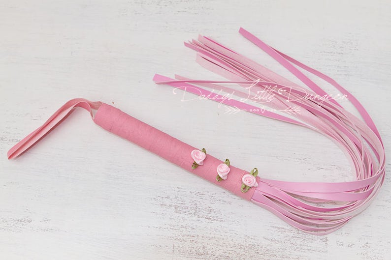 DDLG Pretty Pink BDSM Bondage Whip Flowers Roses Submissive Girly Sub Daddys Little Girl Kawaii ABDL Sissy Master Kinky Fetish Freak mature 