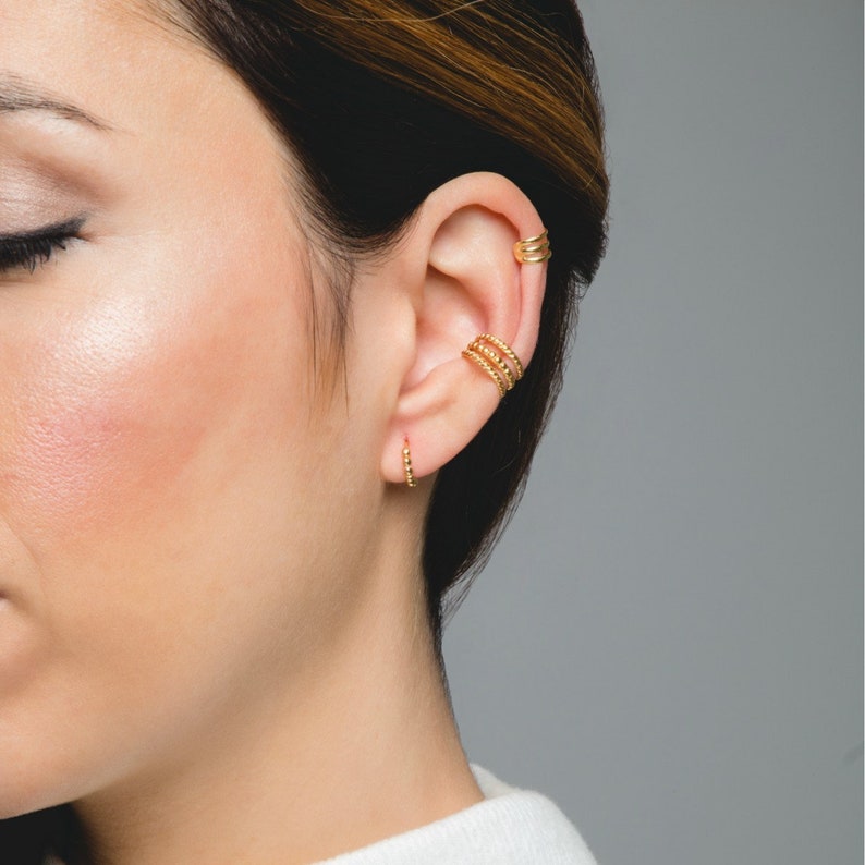 ear cuff earrings silver ear cuff minimal ear cuff dainty ear cuff no piercing ear cuff conch earring Minimalist ear cuff