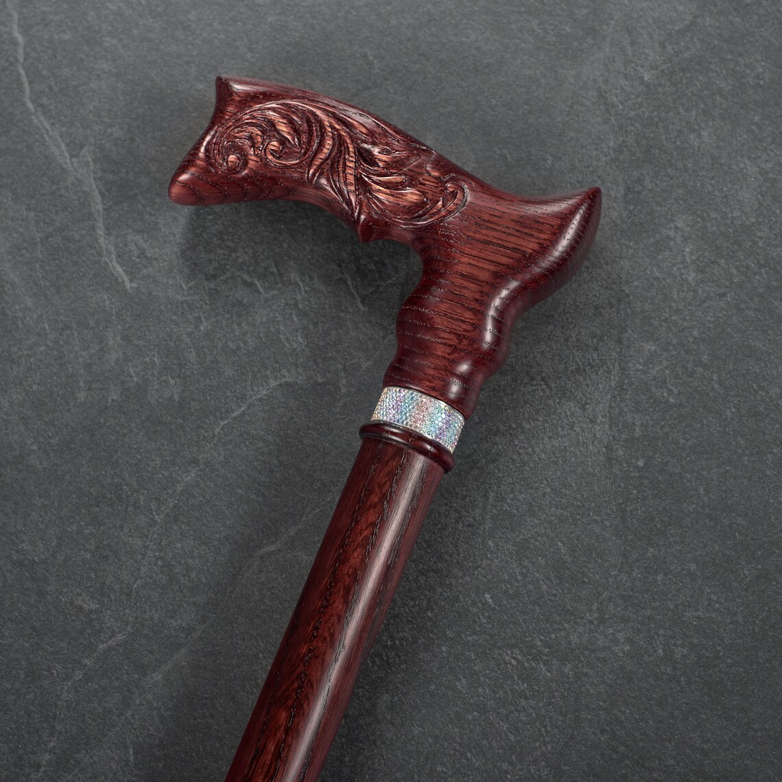 Elegant Walking Cane for Women Fashionable Carved Wood Canes Etsy