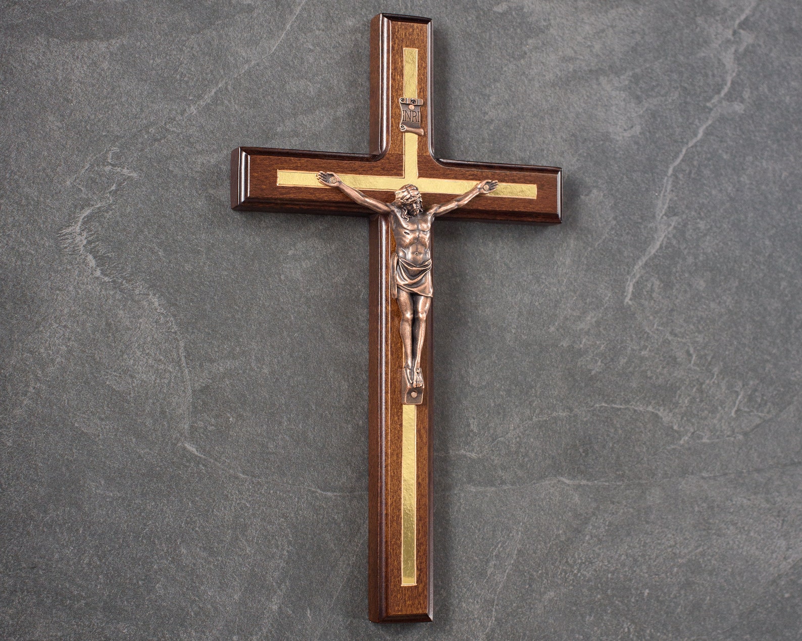 Handmade Wall Crucifix Catholic Wood Wall Cross for Home Etsy