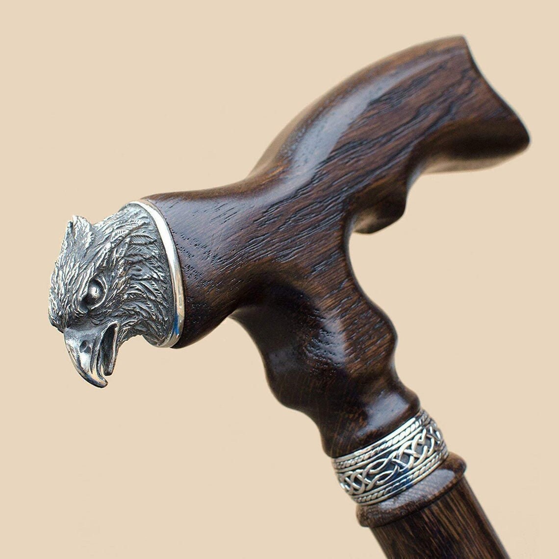 Eagle Walking Stick Wooden Cane for Men Fashionable Custom Etsy