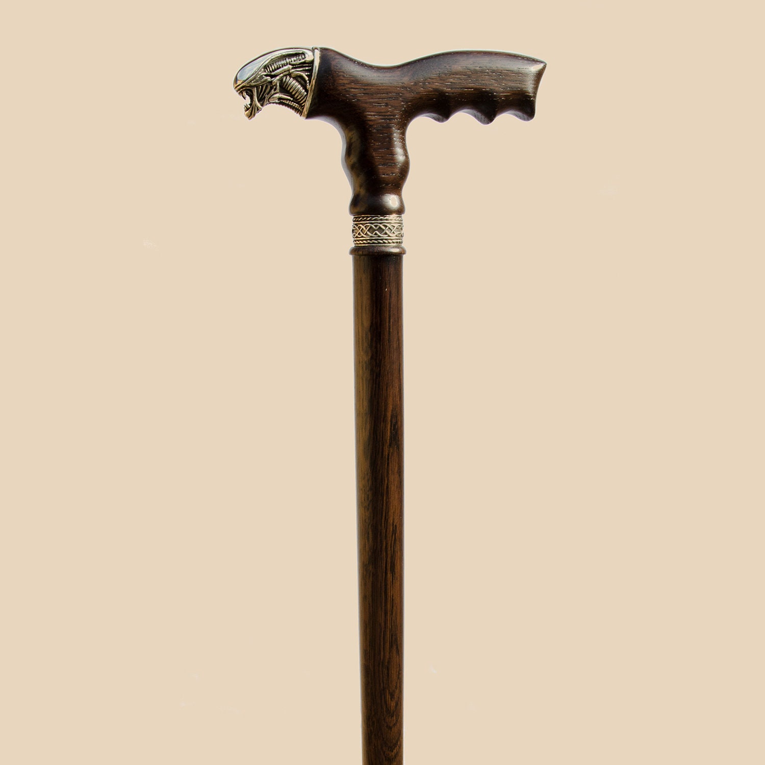 Luxury Walking Cane ALIEN Wood Walking Stick Wooden Canes for Etsy