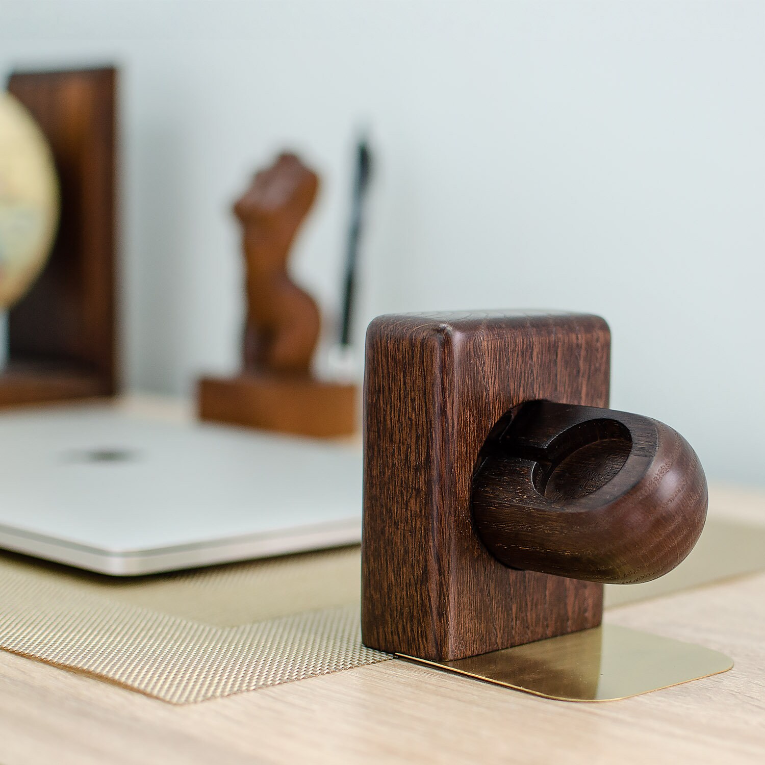 Stylish Wooden Apple Watch Charging Stand Dock Iwatch Etsy