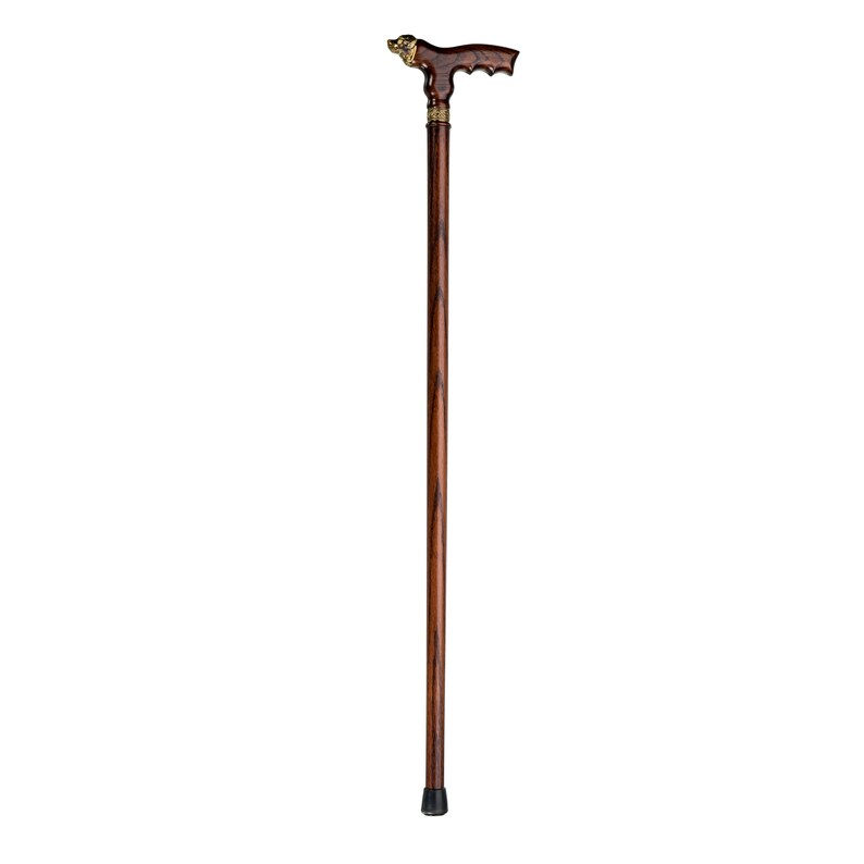 Walking Cane Labrador Walking Stick Wooden Walking Cane Stick Etsy