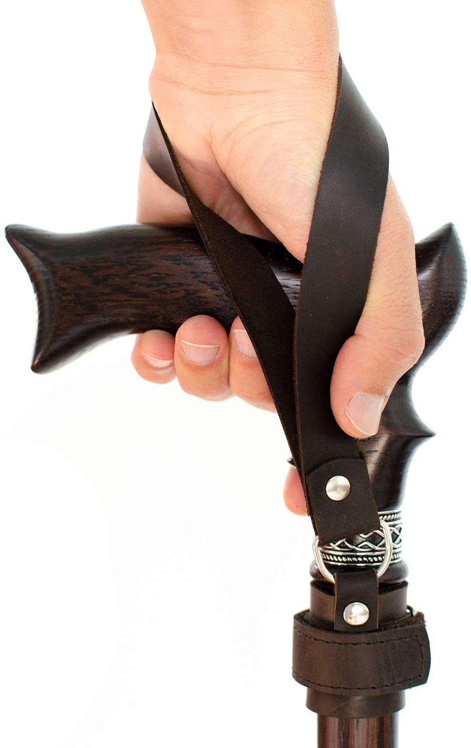 Leather Cane Strap Stylish Wrist Strap for Walking Stick Etsy