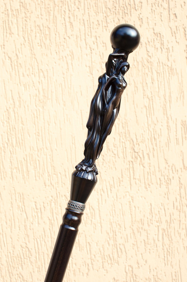 Fancy Walking Cane Twins Unique Walking Stick with Knob Handle Etsy