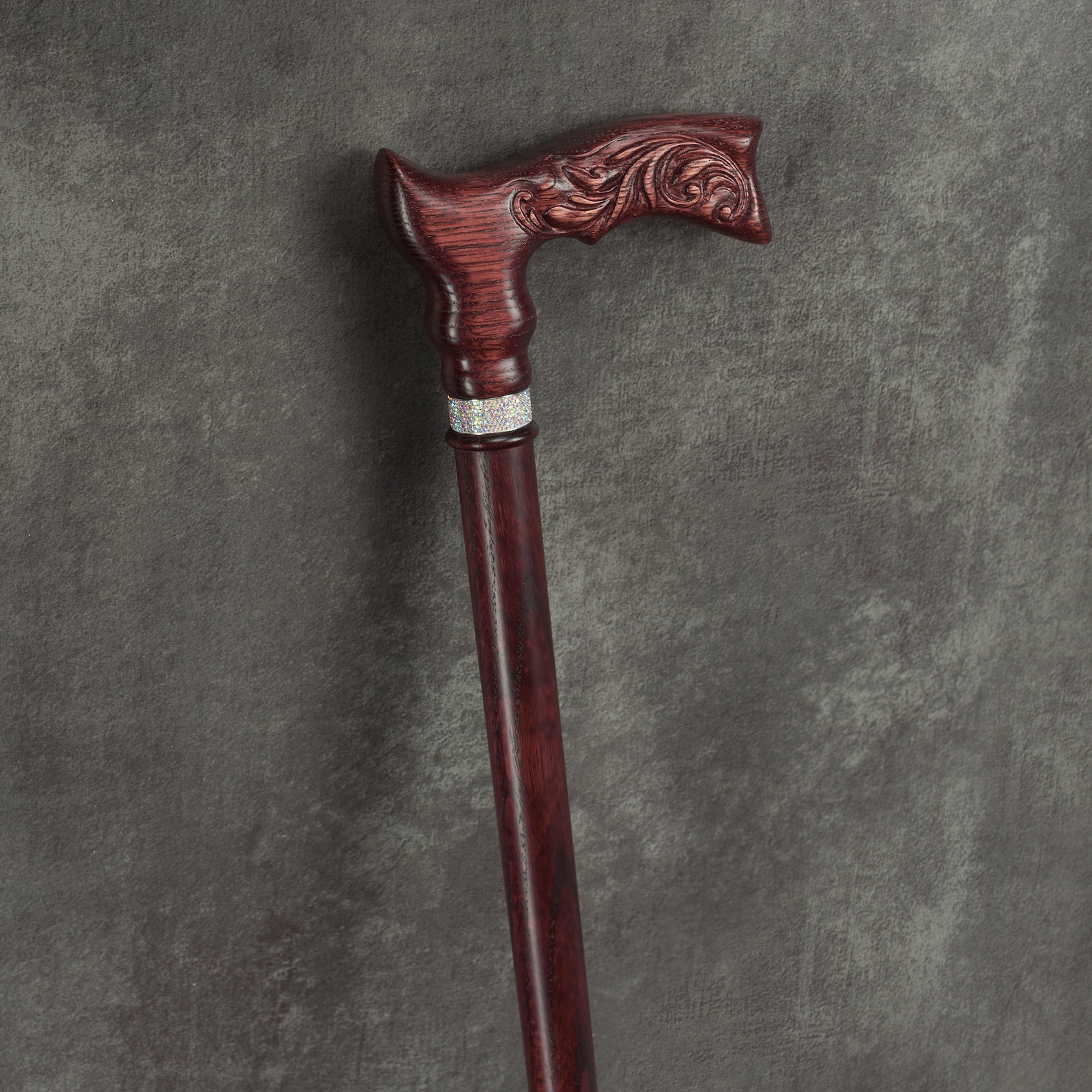 Elegant Walking Cane for Women Fashionable Carved Wood Canes Etsy