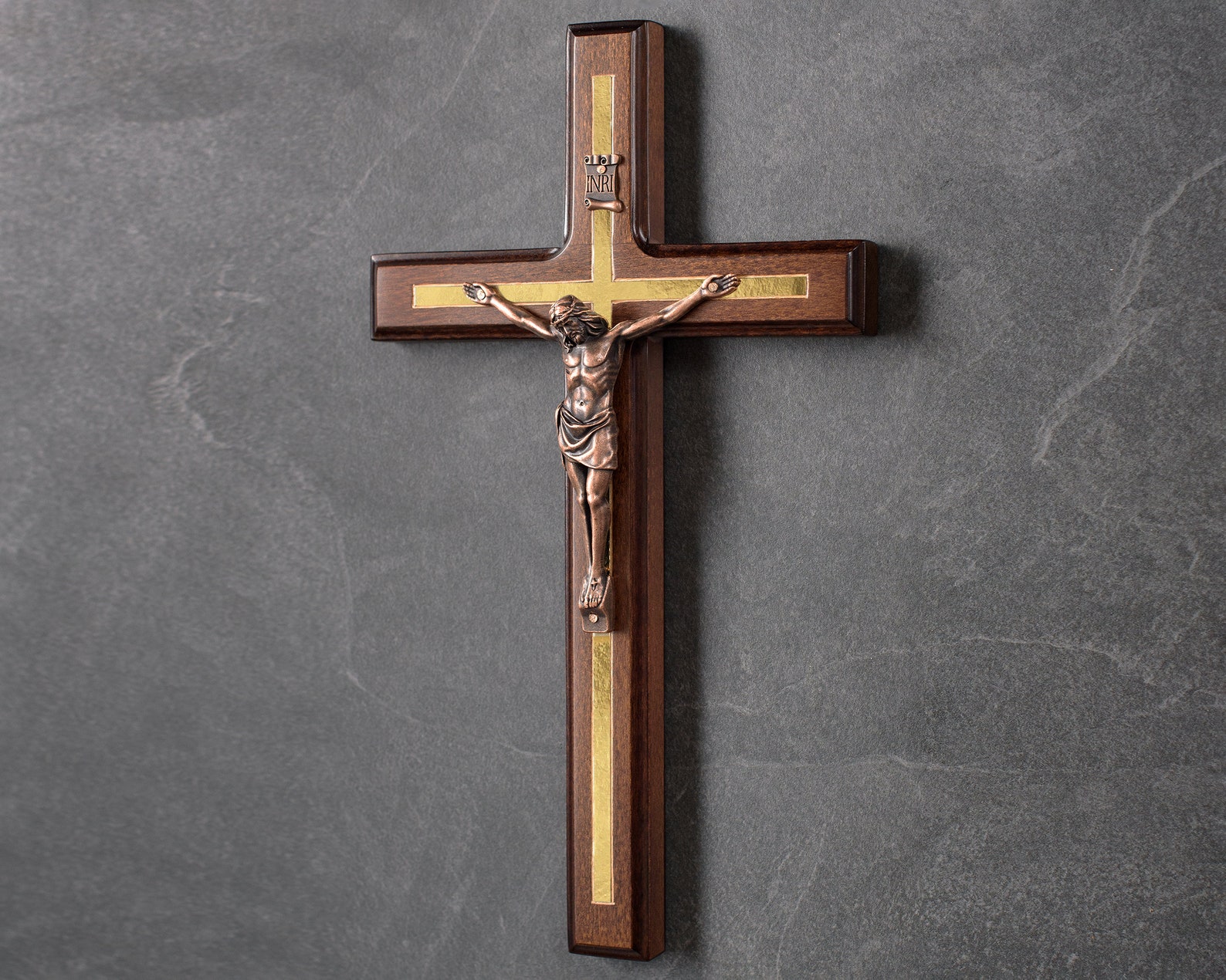 Handmade Wall Crucifix Catholic Wood Wall Cross for Home Etsy