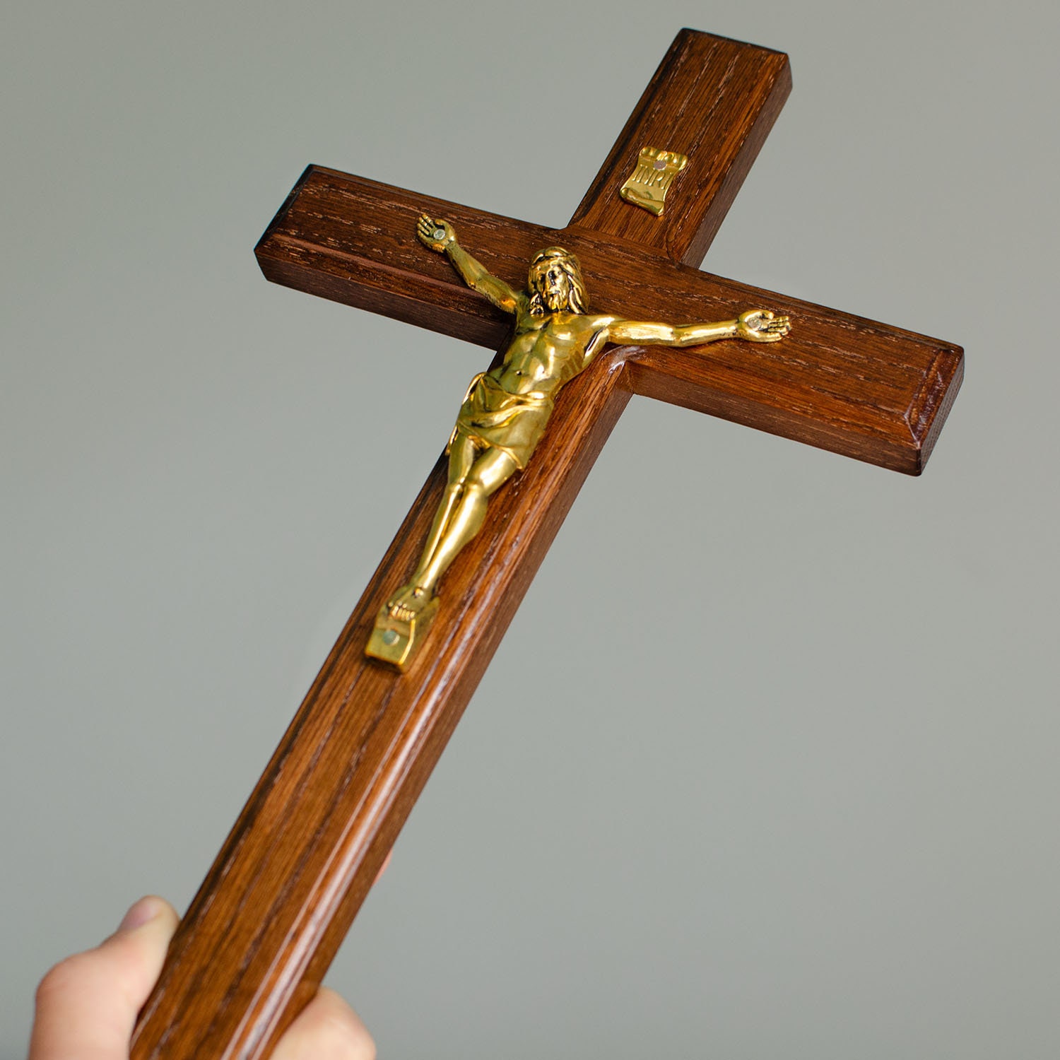 Handmade Wall Crucifix Catholic Wood Wall Cross for Home Etsy